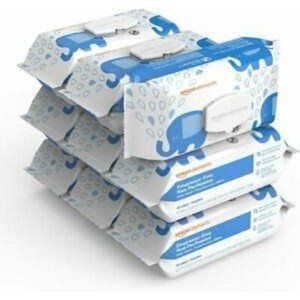 Baby Wipes, Fragrance-Free, (9 PACKS WITH 90 WIPES